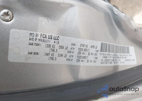 2018 Dodge Grand Caravan Gt из США, поврежденный, VIN 2C4RDGEG7JR284597